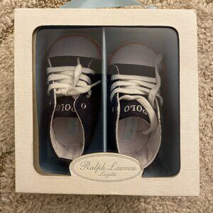 Ralph Lauren Layette Baby Shoes Size 4 - NWT
